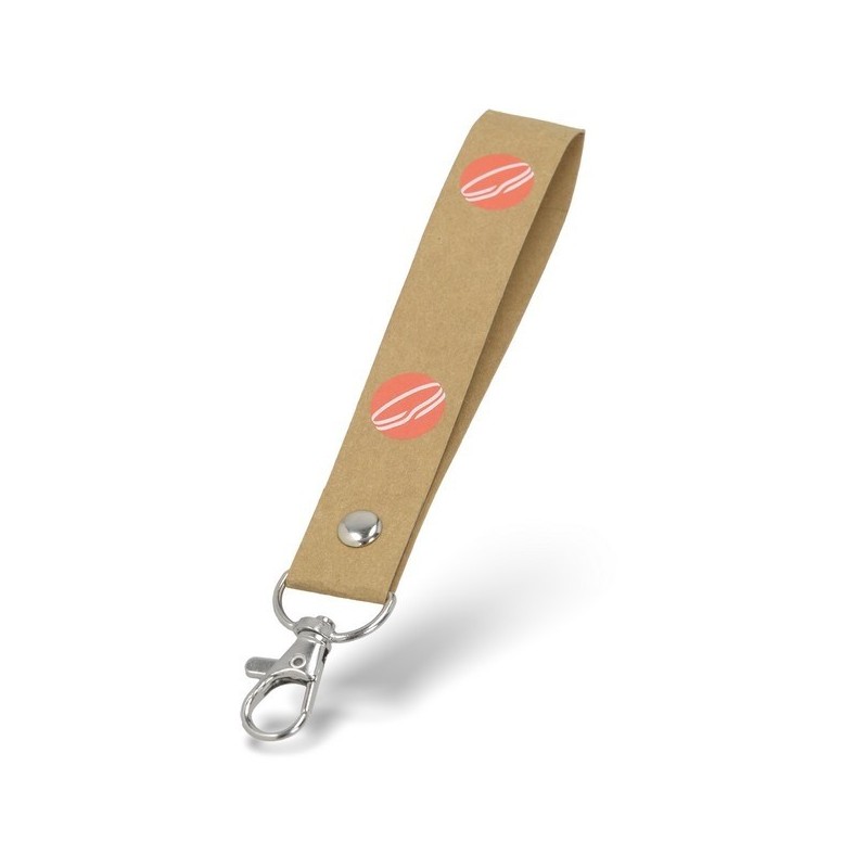 Porte-clés boucle kraft