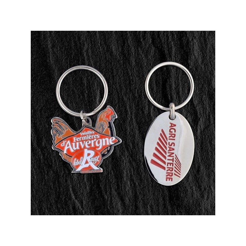 Porte-clés en métal éco