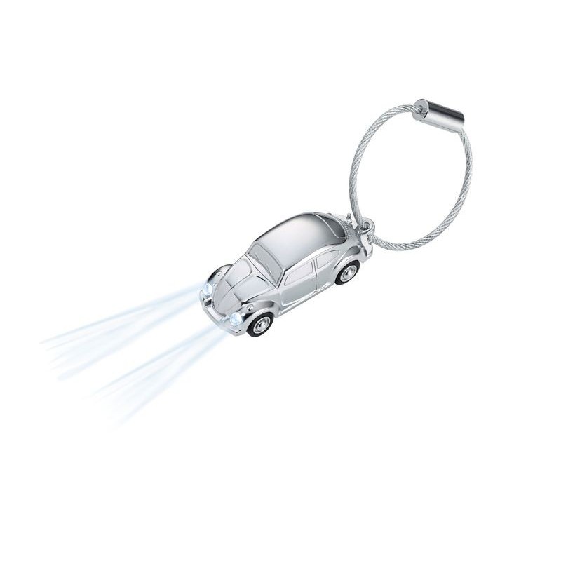 Porte-clés lampe coccinelle