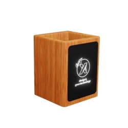 Pot à crayon et hub en bois garanti 3 ans