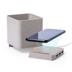 Porte-Crayons Multifonction en paille de blé