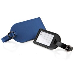 Porte-étiquette en cuir sans volet