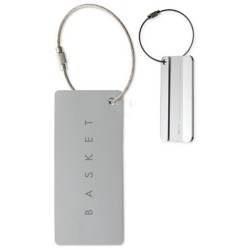 Etiquette à bagage Alu