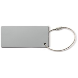 Etiquette à bagage Alu