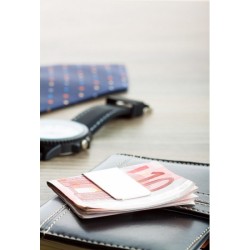 Pince à billets chromée