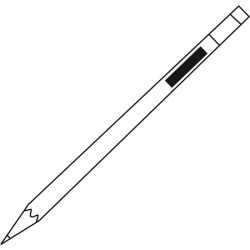 Porte-mines look crayon