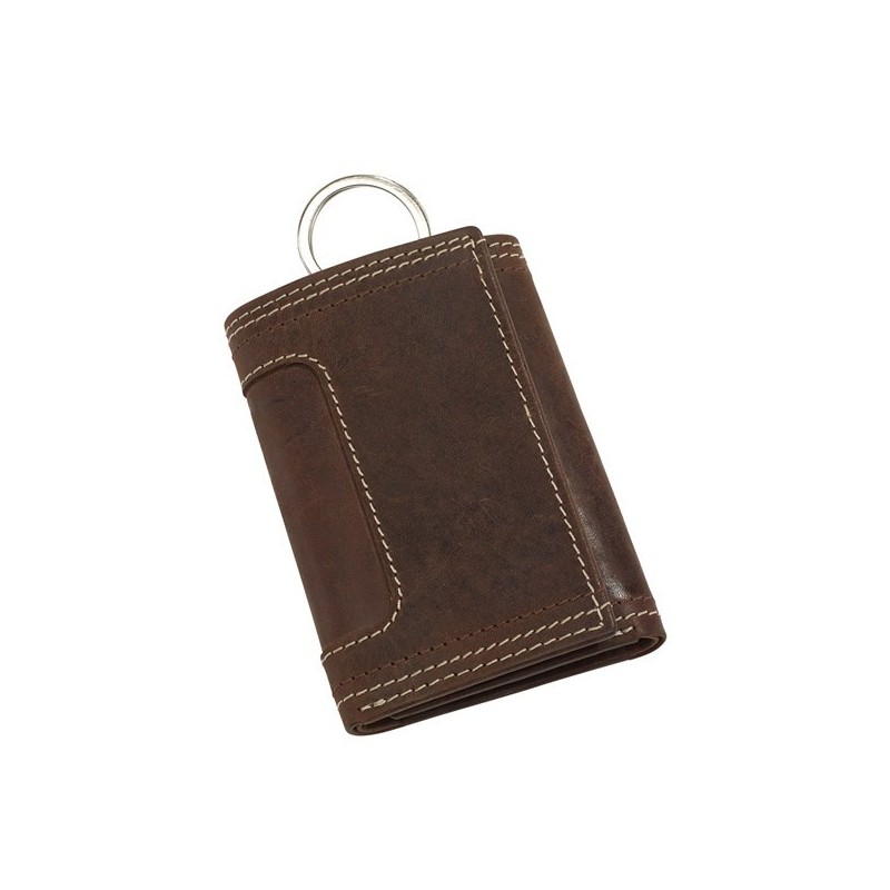 Etui porte-clé en cuir véritable wild style