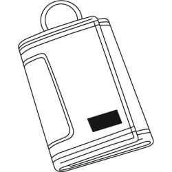 Etui porte-clé en cuir véritable wild style