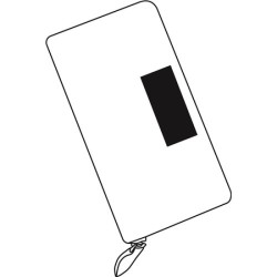 Porte-monnaie en cuir véritable anti-RFID