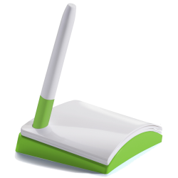 Porte-stylo avec note effaçable, fabrication française