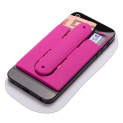 Etui carte de crédit et support smartphone