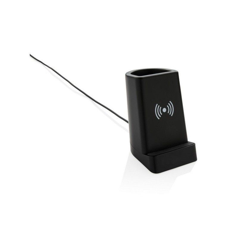 Pot à crayons lumineux avec chargeur sans fil