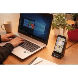 Pot à crayons lumineux avec chargeur sans fil