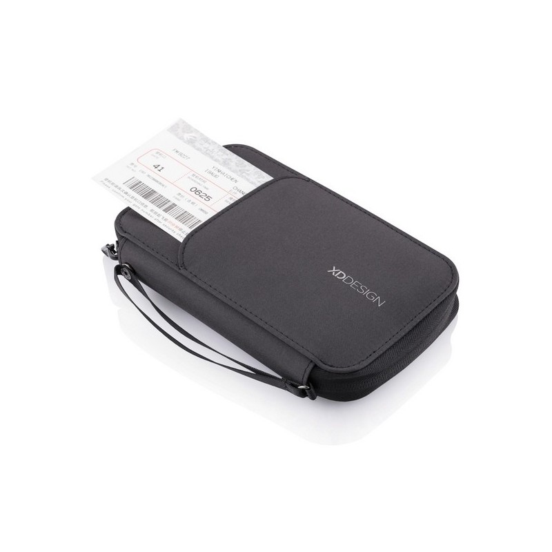 Pochette de voyage recyclée et anti RFID