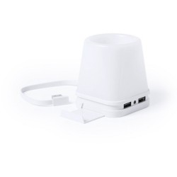 Pot à crayons lumineux avec hub usb