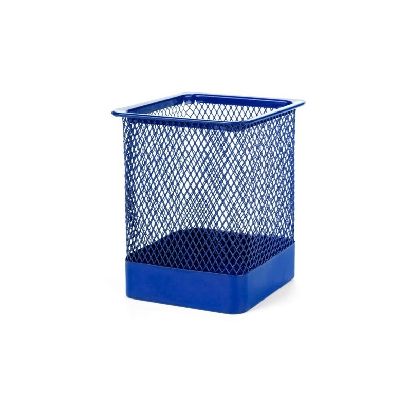 Pot à crayons en métal grillagé