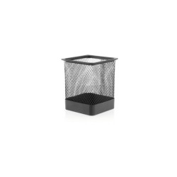 Pot à crayons en métal grillagé