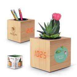 Pendulette reveil multifonctions et porte-objets