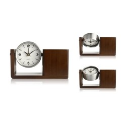 Pendule de bureau avec pot à crayons