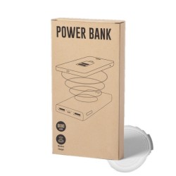 Batterie externe sans fil 6000 mah bambou