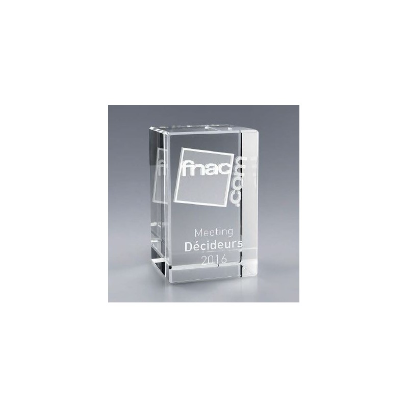 Presse-papier en verre - rectangle