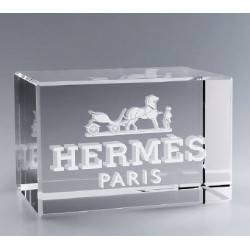 Presse-papier en verre - rectangle