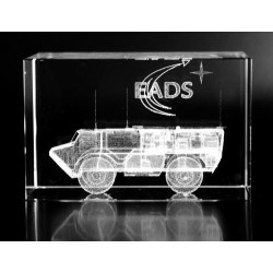 Presse-papier en verre - rectangle