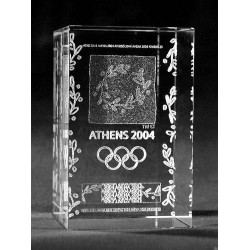 Presse-papier en verre - rectangle