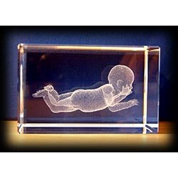 Presse-papier en verre - rectangle