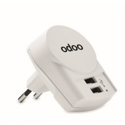  Chargeur Euro USB Skross 2xA