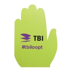 Main de supporter en carton 23x34cm