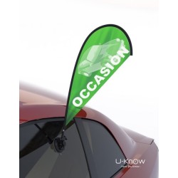 Mini drapeau à ventouse