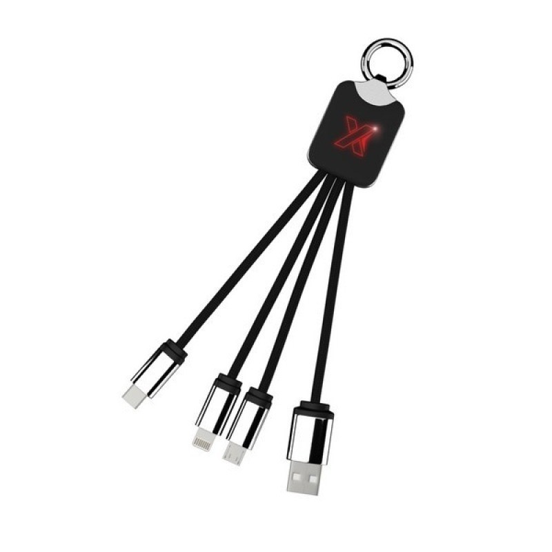 Câble premium avec logo lumineux