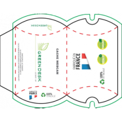 Cache webcam fabriqué en France