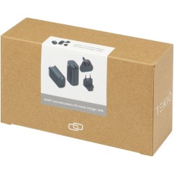 Chargeur de voyage de 25 W en plastique recyclé