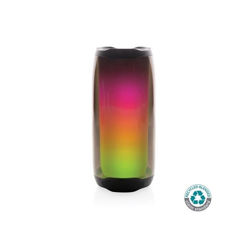 Enceinte Lightboom 10W en plastique recyclé RCS