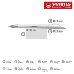 STABILO myclip plus stylo à bille