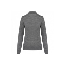 Pull Mérinos col roulé femme