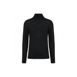 Pull Mérinos col roulé homme