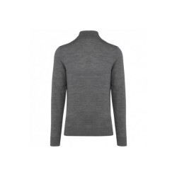 Pull Mérinos col roulé homme