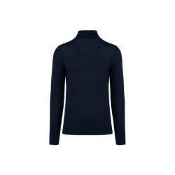 Pull Mérinos col roulé homme