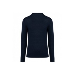 Pull Mérinos col V homme