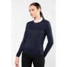 Pull Supima® col rond  femme