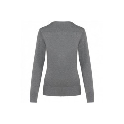Pull Supima® col rond  femme