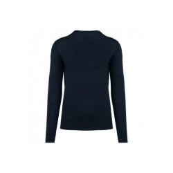 Pull col en V écoresponsable homme
