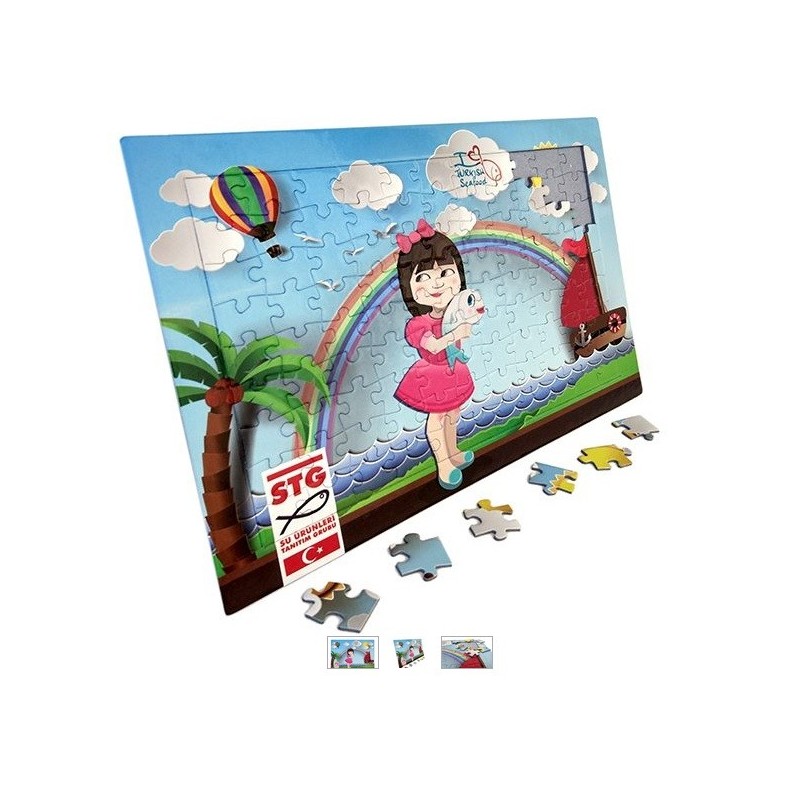 Puzzle A4 sur socle 19x27cm