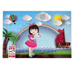 Puzzle A4 sur socle 19x27cm