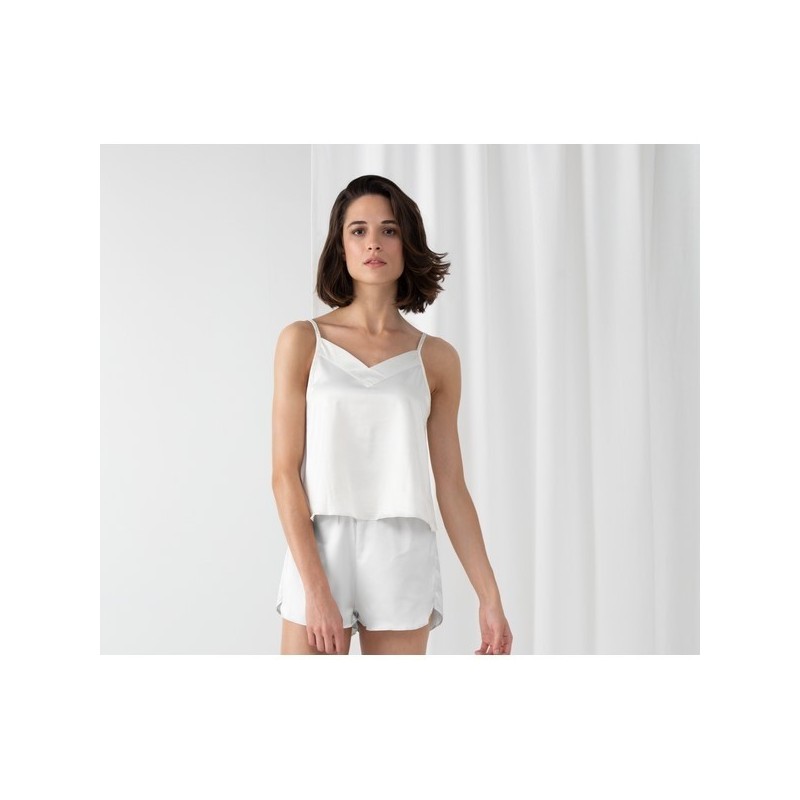 LADIES SATIN CAMI SHORT PYJAMA - Pyjama en satin femme