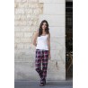 Pantalon Femme à motif Tartan