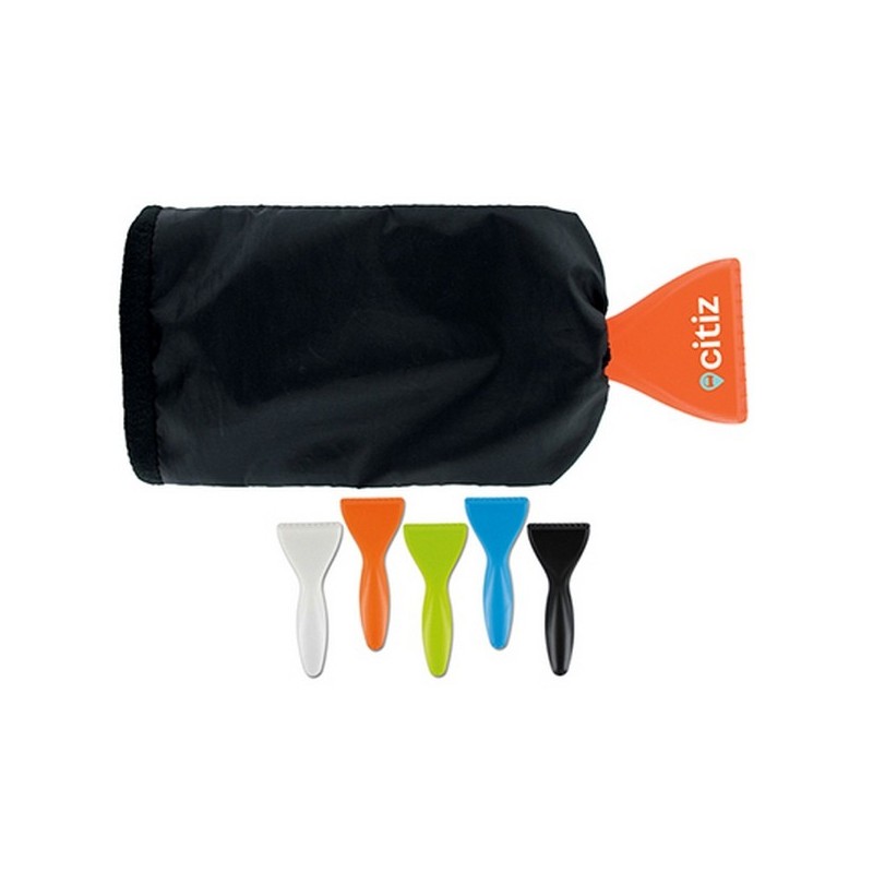 Raclette, grattoir a givre avec moufle/gant, gratte neige